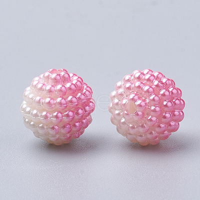 Imitation Pearl Acrylic Beads OACR-T004-12mm-14-1