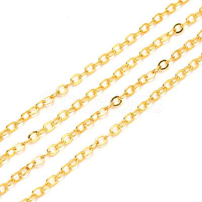 3.28 Feet Brass Cable Chains X-CHC-T008-06A-G-1