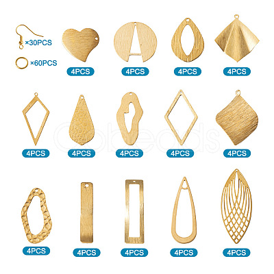 DIY Geometry Earring Making Kit DIY-TA0004-67-1