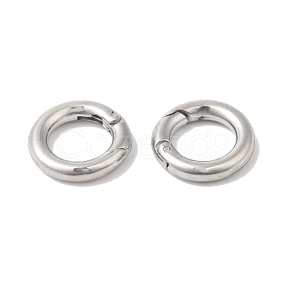 Non-Tarnish 304 Stainless Steel Spring Gate Ring STAS-Q215-53P-1