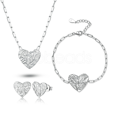 Non-Tarnish Stainless Steel Jewelry Sets for Women UH9338-4-1