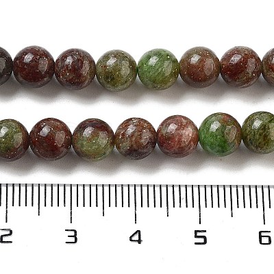 Natural Green Opal Beads Strands G-H045-A03-8MM-1