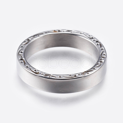 304 Stainless Steel Rings RJEW-G092-17-1