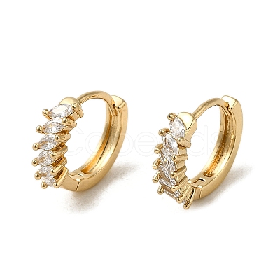 Brass Hoop Earrings EJEW-L271-15KCG-06-1