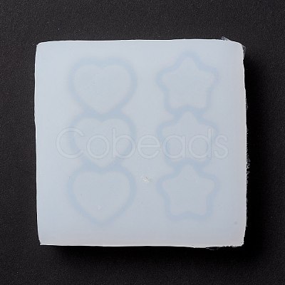 Triple Star & Triple Heart Silicone Molds DIY-Z023-01-1