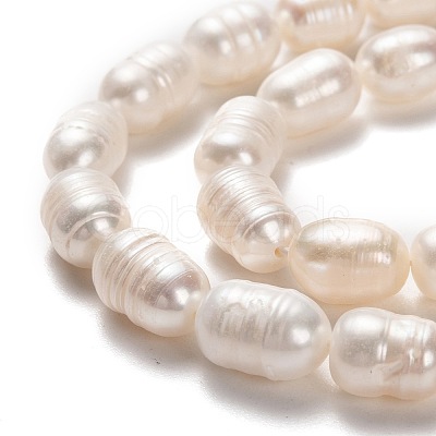 Natural Cultured Freshwater Pearl Beads Strands PEAR-L033-76-1