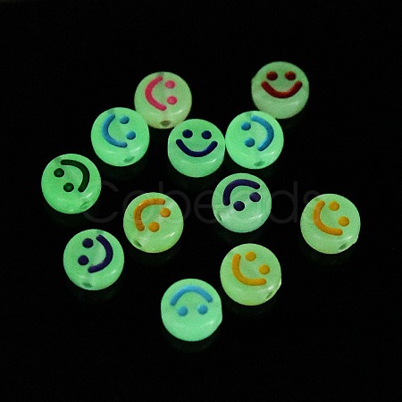 Luminous Acrylic Beads LACR-E012-01B-1