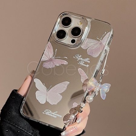 Ins mirror Butterfly Cartoon Shell TPU Plastic Mobile Phone Cover PW-WGD834D-05-1