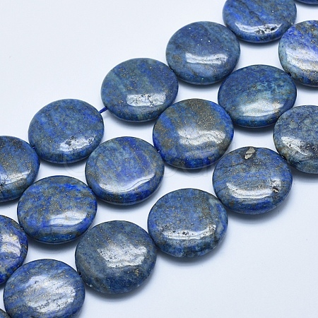 Natural Lapis Lazuli Beads Strands G-E446-01-24mm-1