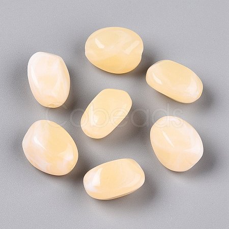 Opaque Acrylic Beads OACR-N137-36A-1