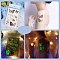 Luminous Removable Temporary Water Proof Tattoos Paper Stickers, Glow in the Dark Stickers, Butterfly, 12x7.5cm