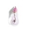 Mini Ceramic Glass Vase Refrigerator Fridge Magnets, for Home and Office Refrigerator Decoration, Clear, 20~30mm