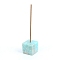 Natural Amazonite Incense Burners Holder, Aromatherapy Furnace Home Decor, Cube, 15~25mm