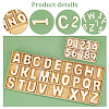   2 Boxes 2 Style Wood Alphabet & Number Puzzles for Toddlers AJEW-PH0004-29A-3