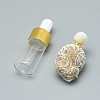 Natural Desert Rose Stone Openable Perfume Bottle Pendants G-E556-06A-1