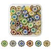 60Pcs 6 Colors Rhinestone Buttons RB-YW0001-08-1