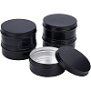 Round Aluminium Tin Cans CON-WH0079-17C-1