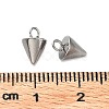 Non-Tarnish 201 Stainless Steel Charms STAS-M323-30P-1-3