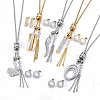 304 Stainless Steel Jewelry Sets SJEW-H146-08M-1