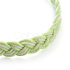 Unisex Waxed Cotton Cord Bracelets BJEW-JB05140-03-2