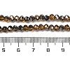 Electroplate Transparent Glass Beads Strands EGLA-A034-T4mm-P15-4