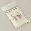 Lovely Wedding Dress Angel Dangle Earrings EJEW-JE00521-3