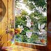 Leaf Rainbow Prism Electrostatic Window Stickers PW-WGAB389-01-3