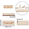 HOBBIESAY 150Pcs Unfinished Wood Connector Charms FIND-HY0001-19-2