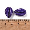 Baking Painted Cowrie Shell Beads SSHEL-M023-01O-3