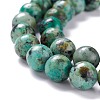 Natural African Turquoise(Jasper) Beads Strands G-E444-47-8mm-3