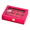Wooden Rectangle Jewelry Boxes OBOX-L001-04C-1