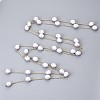 Handmade ABS Plastic Imitation Pearl Beads Chains CHC-T012-27LG-3