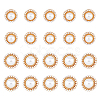 DICOSMETIC 20Pcs 2 Style ABS Plastic Imitation Pearl Shank Buttons BUTT-DC0001-06KCG-1