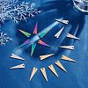 Unicraftale 18Pcs 3 color 201 Stainless Steel Pendants STAS-UN0036-60-3