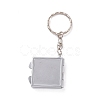Iron Folding Mirror Keychain DIY-D079-01B-3