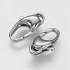 304 Stainless Steel Lobster Claw Clasps STAS-F109-01P-1