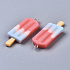 Rainbow Resin Pendants CRES-S359-30C-4