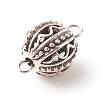 Tibetan Style Alloy Connector Charms PALLOY-JF01362-01-4