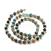 Natural Chrysocolla Beads Strands G-P463-32-3