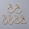 Dangle Stud Earrings EJEW-JE03987-1