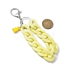 Acrylic Curb Chain Keychain KEYC-JKC00632-01-2