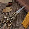 Flower Pattern Alloy with Stainless Steel Scissors PW-WG70037-01-1