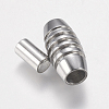304 Stainless Steel Magnetic Clasps STAS-O114-026A-P-3