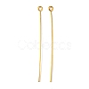 Golden Plated Brass Eye Pin for Jewelry Making X-EPC5.0cm-G-1