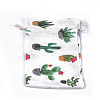 Polycotton(Polyester Cotton) Packing Pouches Drawstring Bags ABAG-T007-02L-4