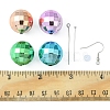 DIY Disco Ball Dangle Earring Making Kit DIY-FS0004-02-6