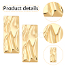 ANATTASOUL 4 Pairs 4 Styles Alloy Stud Earrings with 304 Stainless Steel Pins EJEW-AN0004-61-3