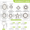 PandaHall Elite DIY Keychain Making Kit DIY-PH0021-38-2