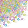 Cheriswelry 560Pcs 7 Colors Transparent Acrylic Beads MACR-CW0001-10-4