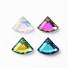 Electroplated Glass Charms EGLA-N006-020-3